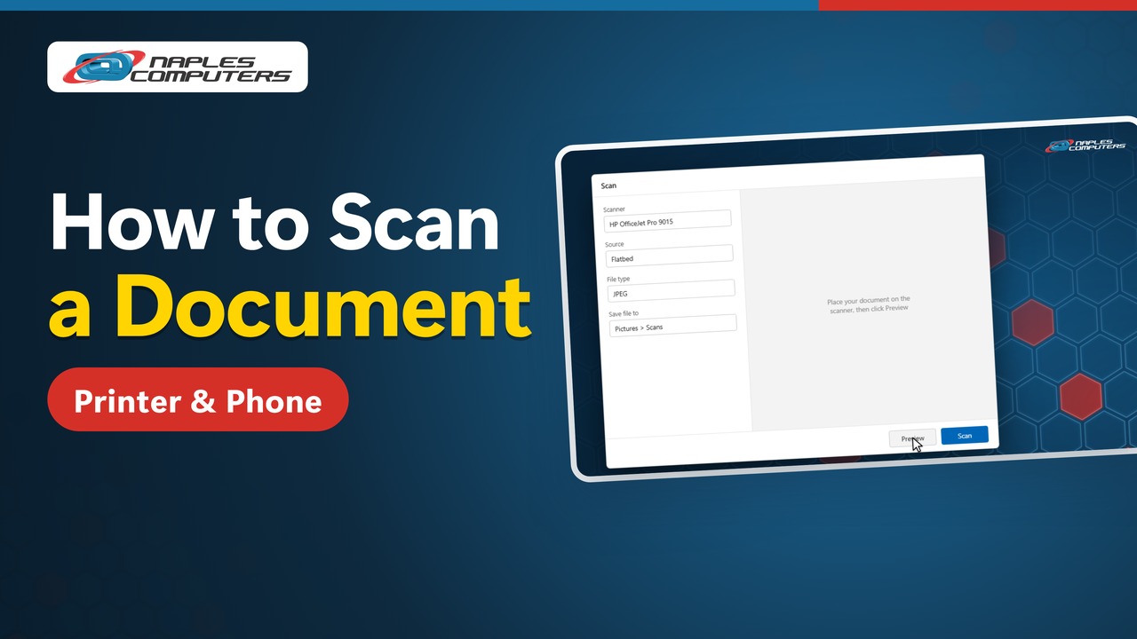 How to Scan a Document (Windows, Mac & Phone)