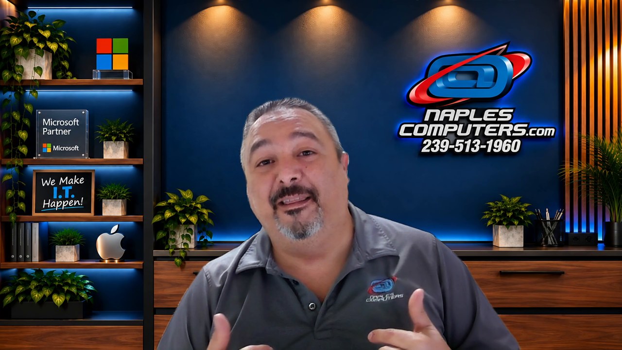 Greg Scalogna, owner of Naples Computers